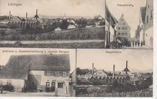 Löchgau Nagelfabrik Hauptstraße Totale gl1920 84.203