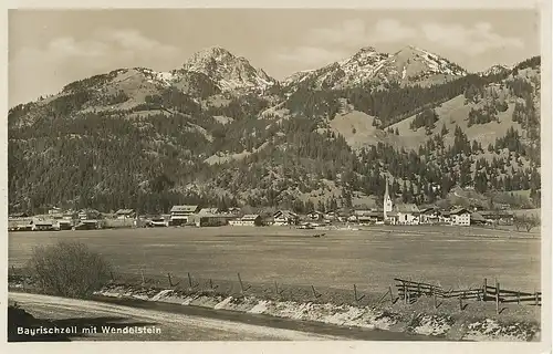 Bayrischzell Panorama mit Wendelstein ngl 119.198