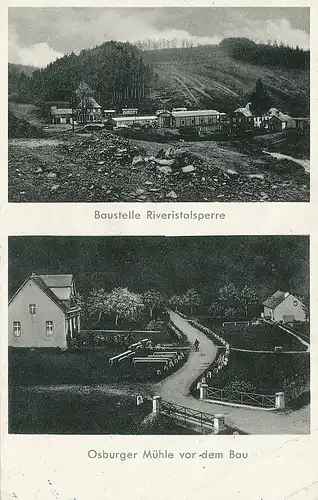 Riveristalsperre Osburger Mühle gl1955 110.788