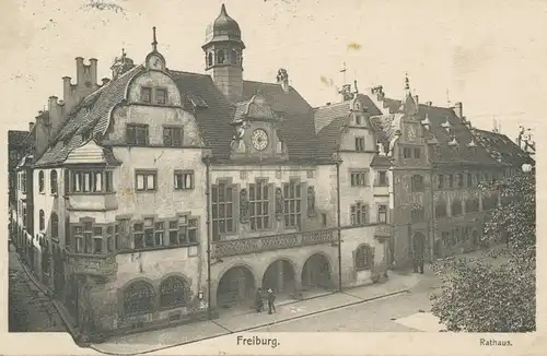 Freiburg i.B. Rathaus gl1913 108.919