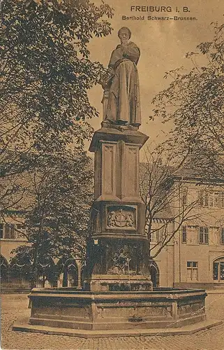 Freiburg Berthold Schwarz-Brunnen ngl 134.404