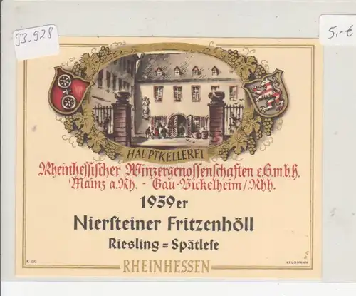 1959er Niersteiner Fritzenhöll 93.928