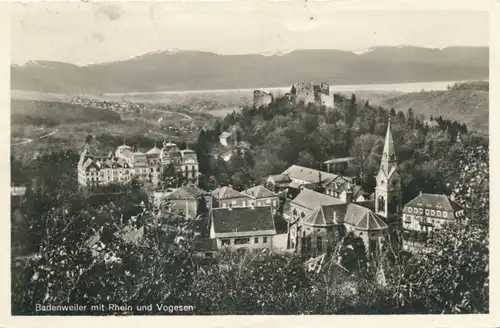 Badenweiler mit Rhein und Vogesen gl1951? 108.999