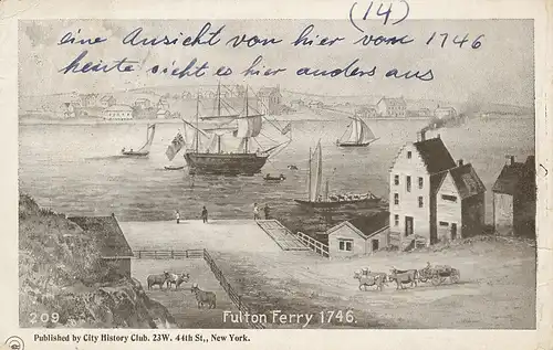 New York Fulton Ferry 1746 gl1903 118.645