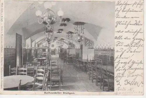 Stuttgart Rathauskeller gl1905 62.495