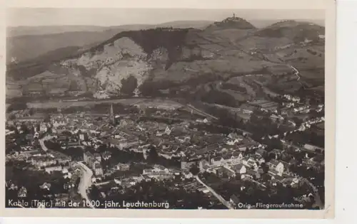 Kahla und Leuchtenburg Fliegeraufnahme gl1943 89.152