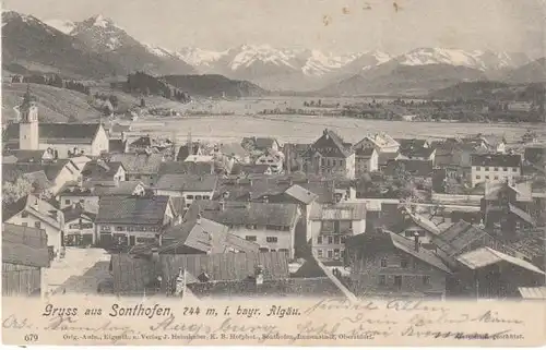 Gruss aus Sonthofen i.bayr.Allgäu gl1903 23.249