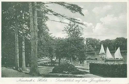 Neustadt i. Holst. Blick zum Jungfernstieg ngl 116.198