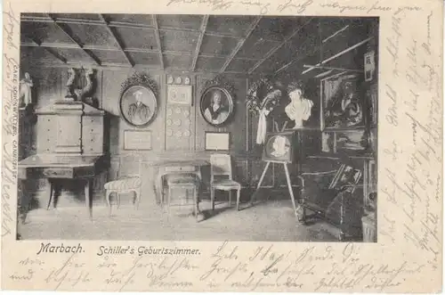 Marbach Schiller's Geburtszimmer gl1902 23.287