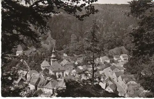 Bad Berneck Blick vom Sonnentempel gl1957 B8085