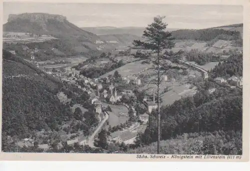 Sächs. Schweiz Königstein mit Lilienstein ngl 84.861