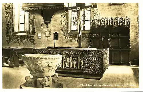 Freudenstadt Inneres der Kirche gl1931 109.883