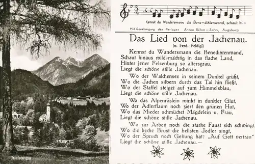 Jachenau Das Lied von der … ngl 109.083