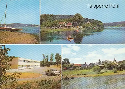 Talsperre Pöhl Mehrbildkarte ngl 110.752