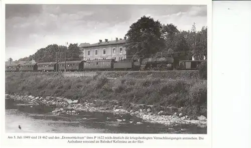 Kellmünz a.d.Iller Bahnhof Dampfzug ngl 25.265