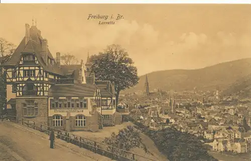 Freiburg i.B. vom Loretto aus gesehen ngl 108.930