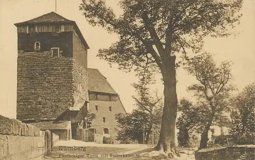 Nürnberg Fünfeckiger Turm Folterkammer gl1909 124.661