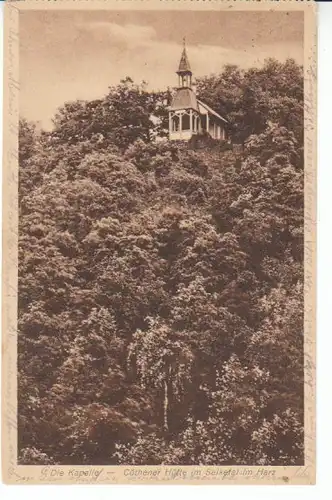 Die Kapelle Cöthener Hütte Selketal Harz gl1924 24.392