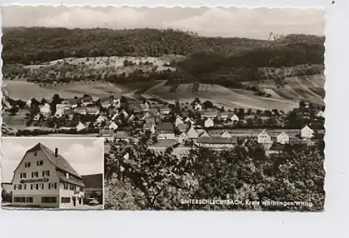 Unterschlechtbach Gasthof Sonne Panorama gl1962 51.595