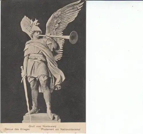 National-Denkmal Genius des Krieges feldpgl1917 23.378