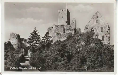 Lörrach /Baden Schloß Rötteln gl1936 25.485