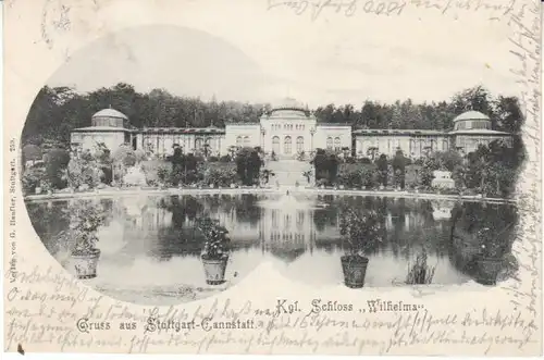 Stuttgart Cannstatt Schloß Wilhelma gl1902 25.497