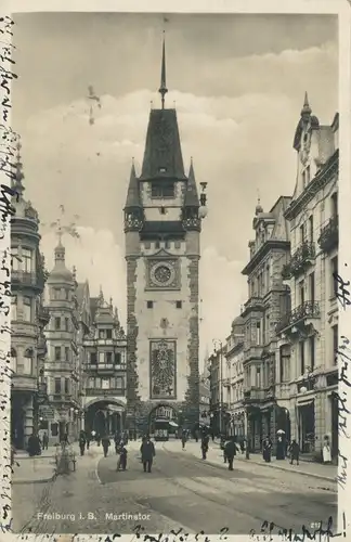 Freiburg i.B. Martinstor gl1928 108.884