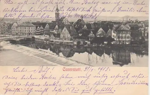 Stuttgart-Bad Cannstatt Panorama gl1905 69.224