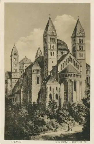 Speyer Der Dom Rückseite ngl 108.039