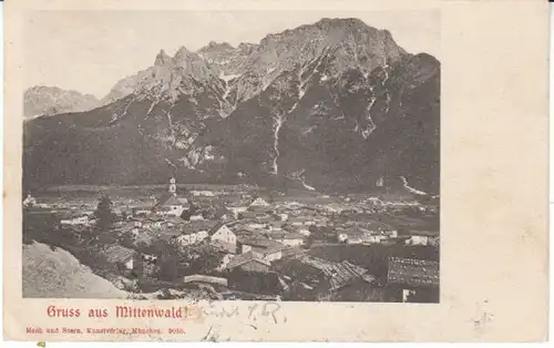 Gruss aus Mittenwald total gl1903 23.070