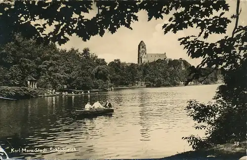 Chemnitz Schlossteich gl1958 111.446