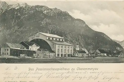 Das Passionsschauspielhaus Oberammergau gl1901 125.742