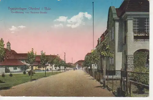 Ohrdruf Truppenlager von Sachsen-Straße gl1919 90.295