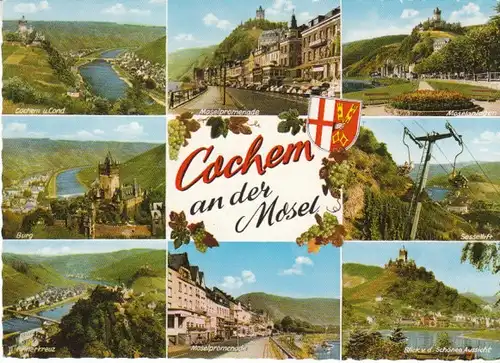 Cochem an der Mosel Mehrbildkarte ngl 28.972