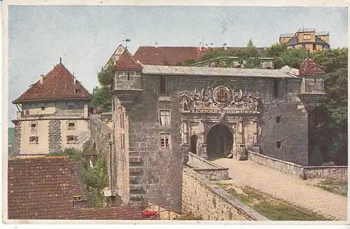 Tübingen Schlossportal gl1930 C1281