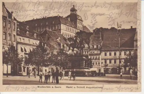 Weißenfels Markt Schloss Augustusburg gl1932 92.363