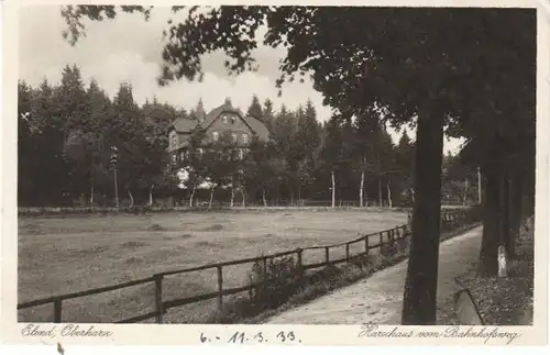 Elend Oberharz Harzhaus vom Bahnhofsweg ngl 24.803