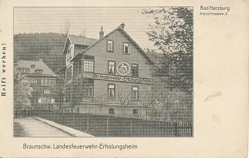 Bad Harzburg Br. Feuerwehr-Erholungsheim ngl 110.505
