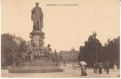 München Maximilian-Denkmal gl1908 24.236