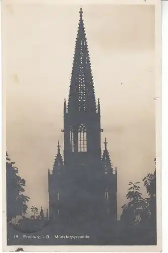 Freiburg i.Br. Münster-Pyramide gl1927 24.247