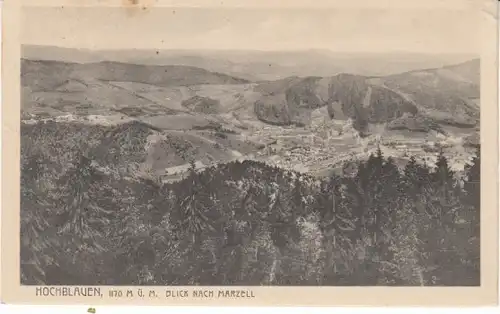 Hochblauen Blick nach Marzell gl1923 23.740