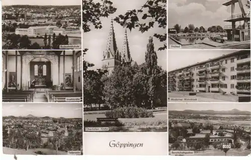 Göppingen Mehrbildkarte gl~1960? 25.848