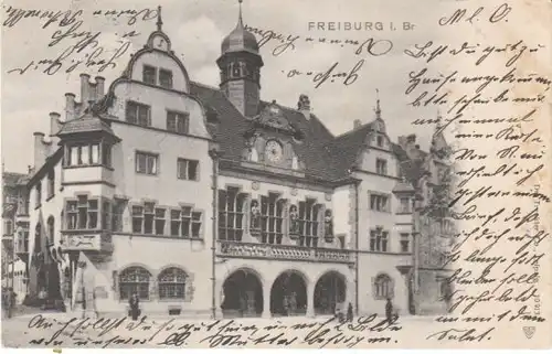 Freiburg i.Br. Rathaus gl1906 23.724