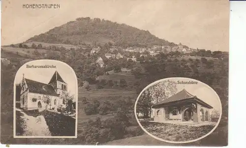 Hohenstaufen Barbarossakirche Schutzhütte ngl 25.874