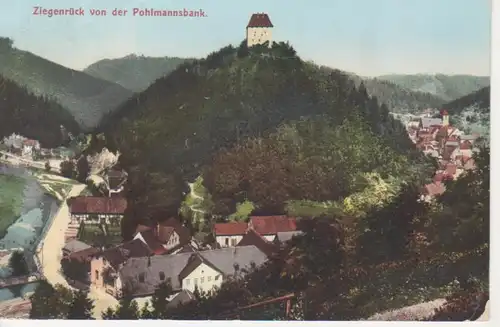 Ziegenrück Blick v.d. Pohlmannsbank bahnpgl1911 90.091