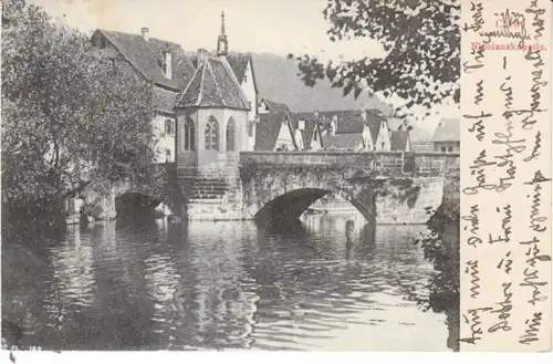 Calw Nikolauskapelle über d.Nagold gl1910? 24.006