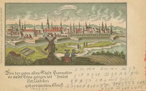 Hannover im Jahre 1750 gl1897 116.657