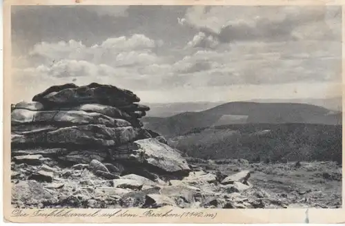 Brocken im Harz Teufelskanzel gl1941? B6395