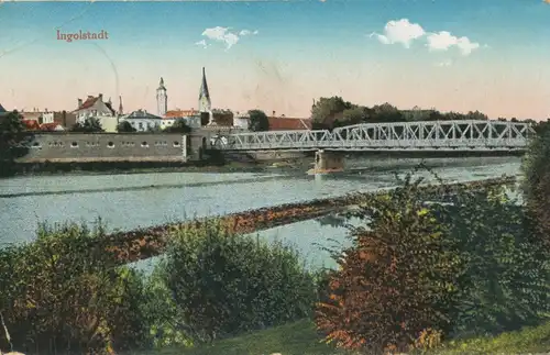Ingolstadt Teilansicht feldpgl1918 109.273