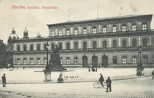 München Residenz Festsaalbau gl1909 123.791